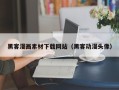 连云港黑客漫画素材下载网站（黑客动漫头像）